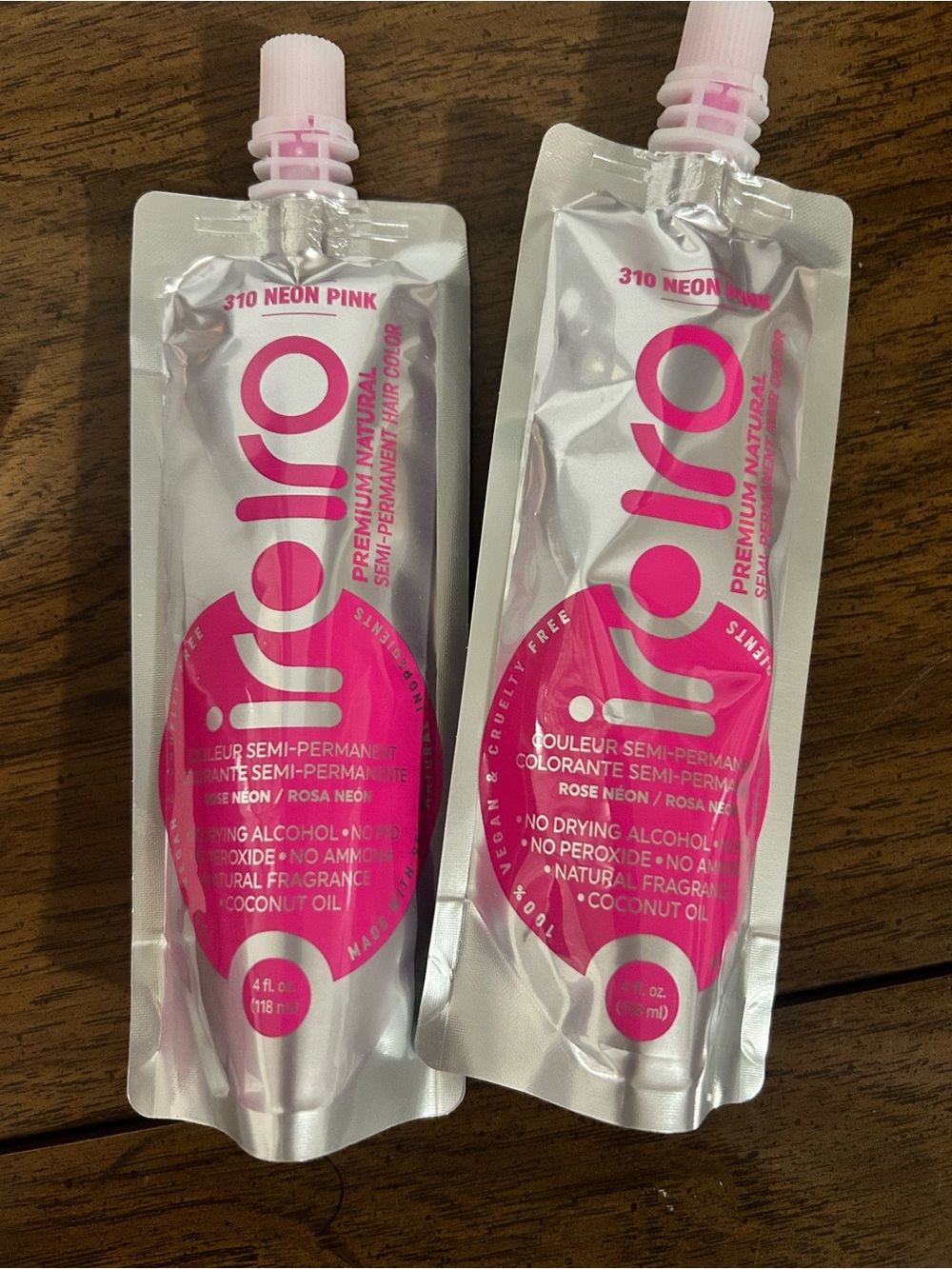 IroIro Neon Pink Hair Dye (2pack)